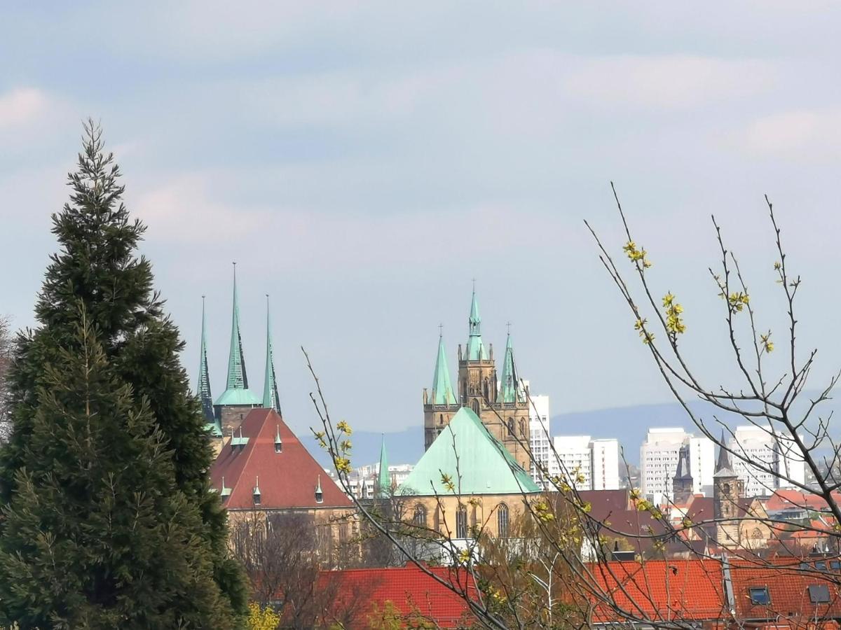Bohnapartments Ega Stadtblick - Garten - Wlan - Naehe Theater Ega Und Messe Erfurt Eksteriør billede
